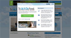 Desktop Screenshot of lakestclair.net